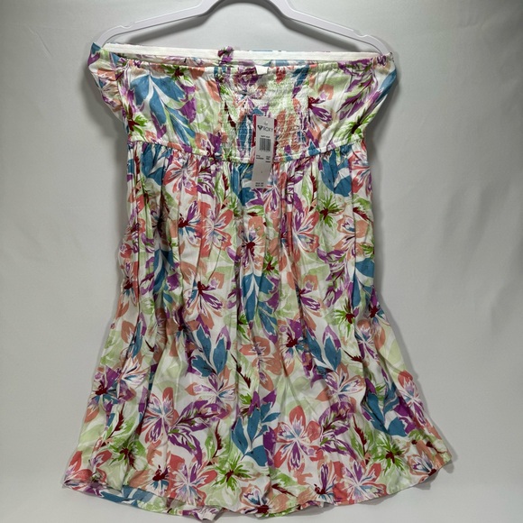 NWT New Roxy Happy Hour Mini Dress Women's Girl's Large L Comfy Stylish Sun Fun - Picture 4 of 7